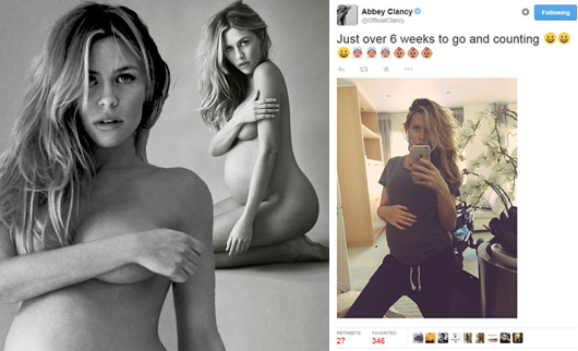 Abbey Clancy, Istri Peter Crouch Posenya Tiru Demi Moore